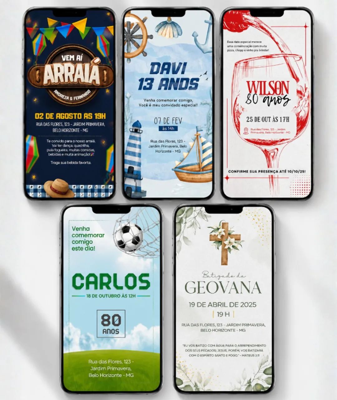 Convite personalizado interativo ou animado - Foto 4