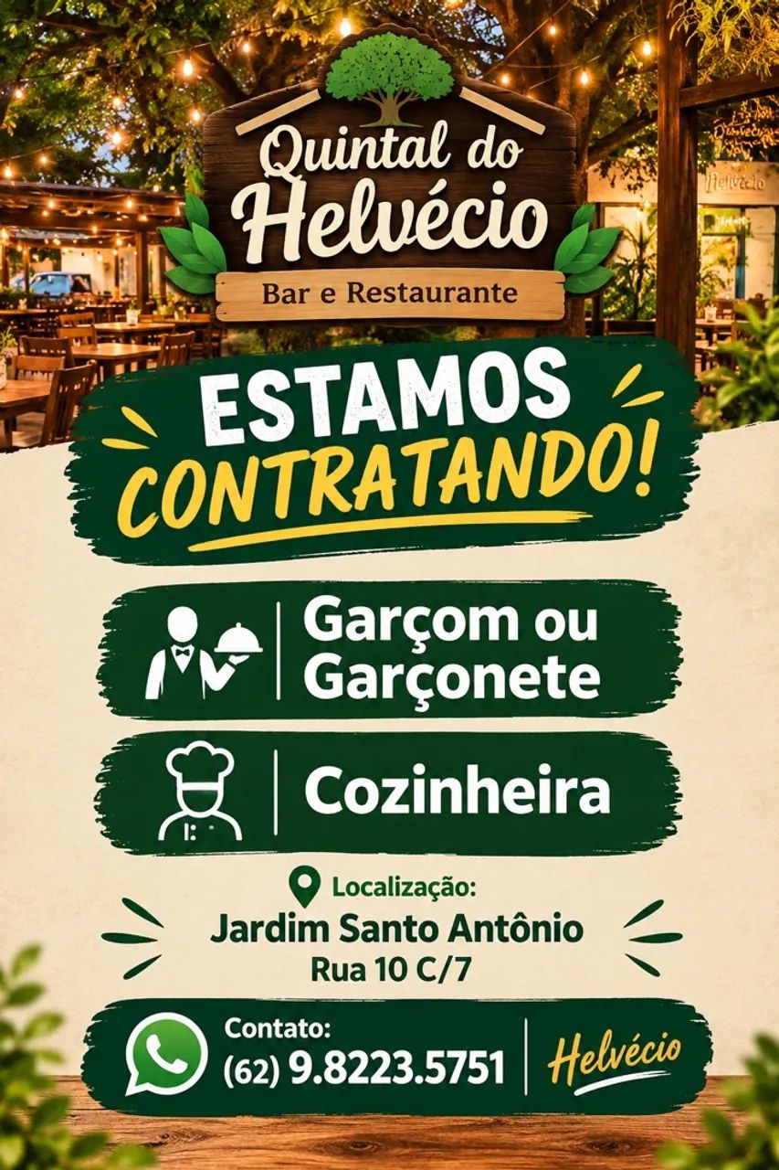 Garçom e Cozinheira 