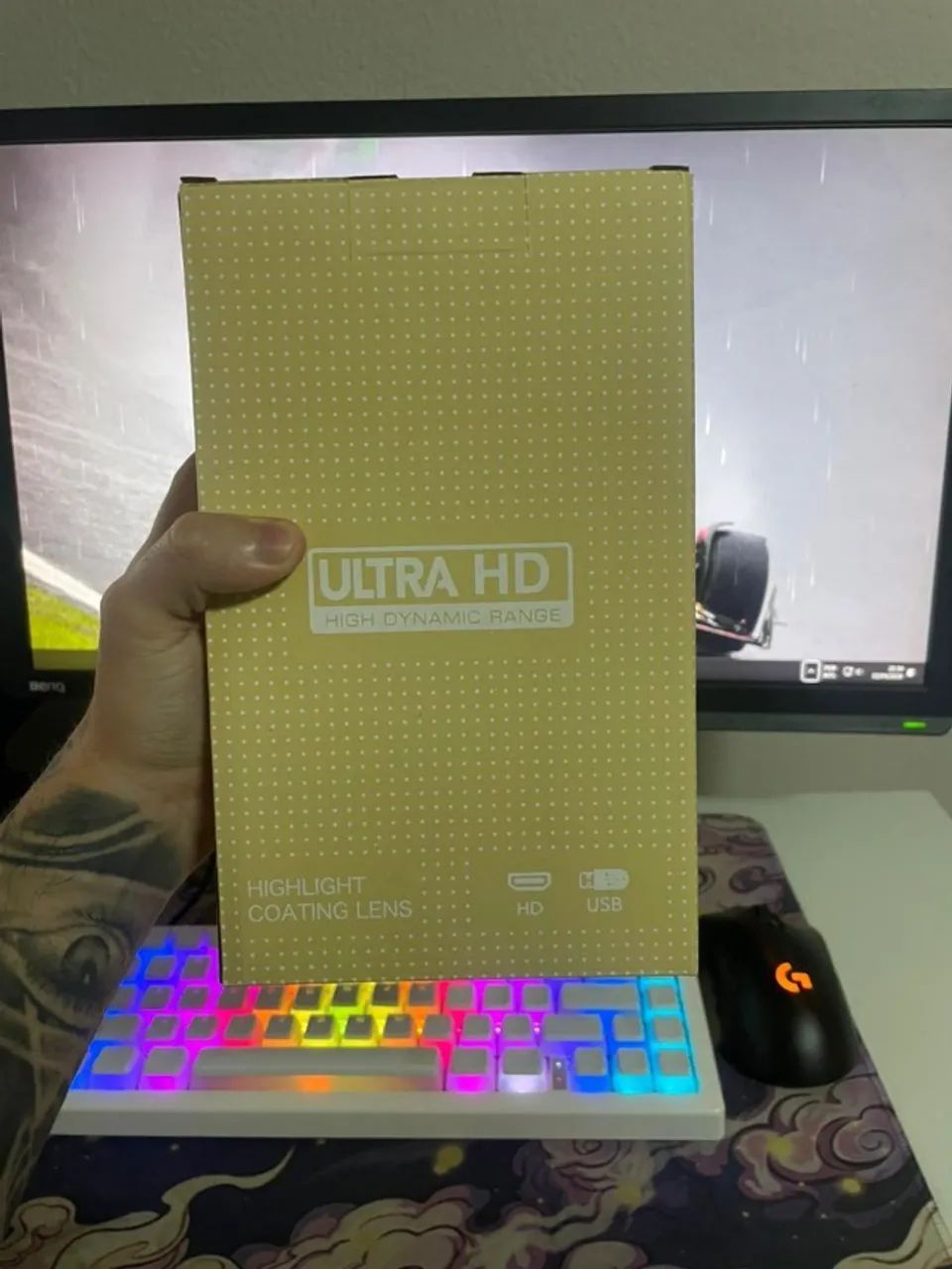 Projetor Portátil HD WiFi Android 11 Netflix YouTube HDMI Novo