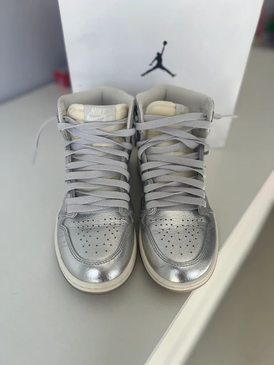 Nike Jordan PRATA Feminino - Foto 3
