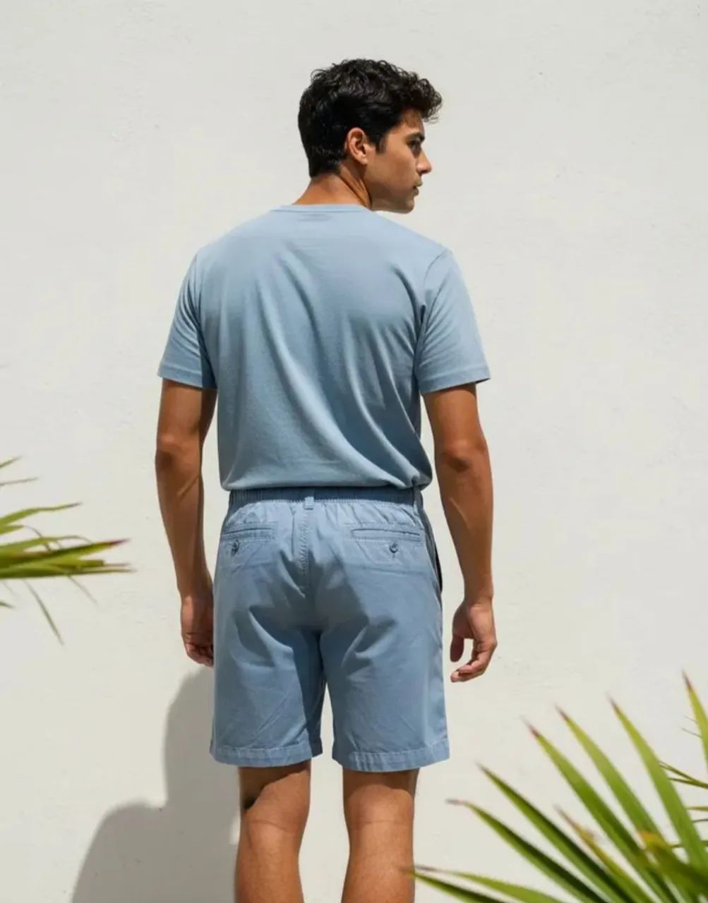 Bermuda Masculina Taco Azul claro GGG 