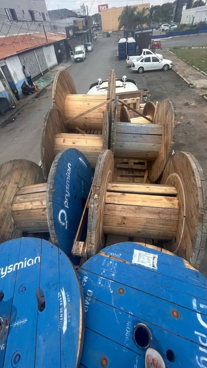 Bobinas de madeiras ou carretéis  - Foto 2