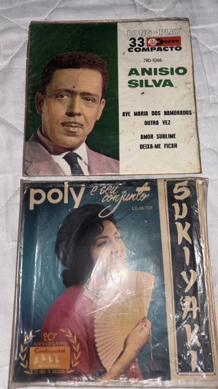 Kit 10 discos mini vinil clássicos  - Foto 3