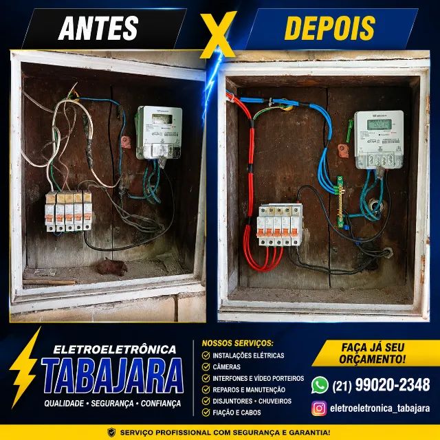 Eletricista e (CFTV) MARECHAL, BENTO RIBEIRO E TODA ZONA NORTE RJ