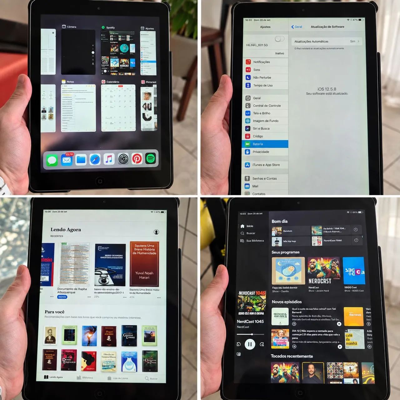 iPad Air 32GB Wi-Fi A1474 + Caixa | Funcionando | 2ª Tela - Foto 4