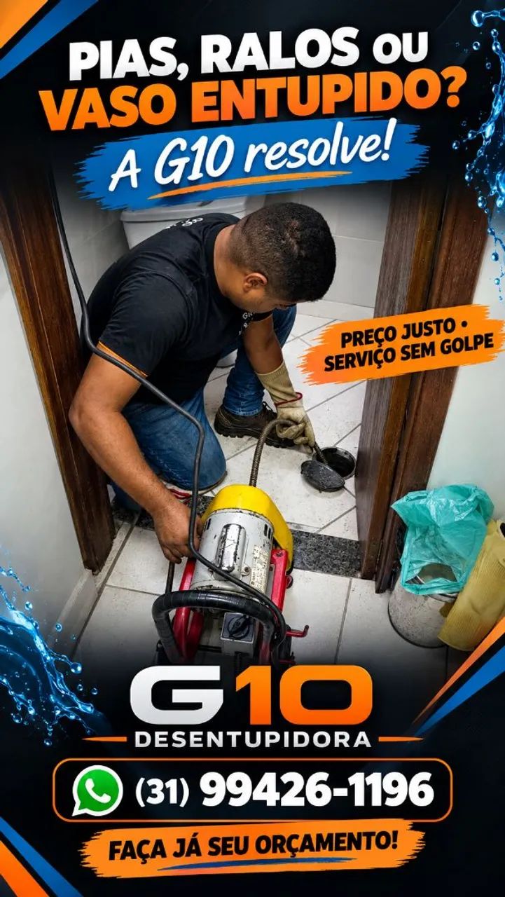 Desentupidora em Betim e região 