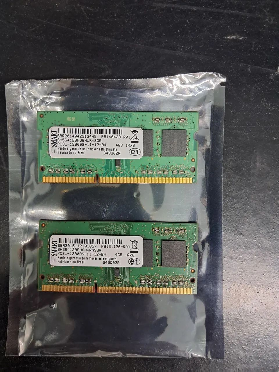 Memória RAM DDR3 8GB Notebook