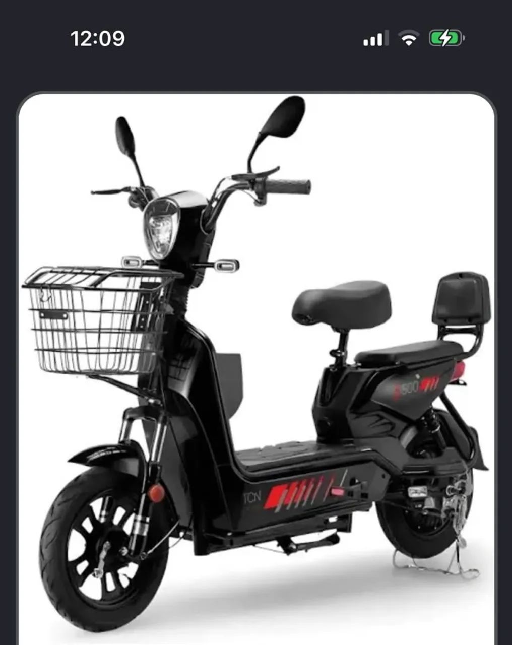 Bicicleta elétrica tcn 