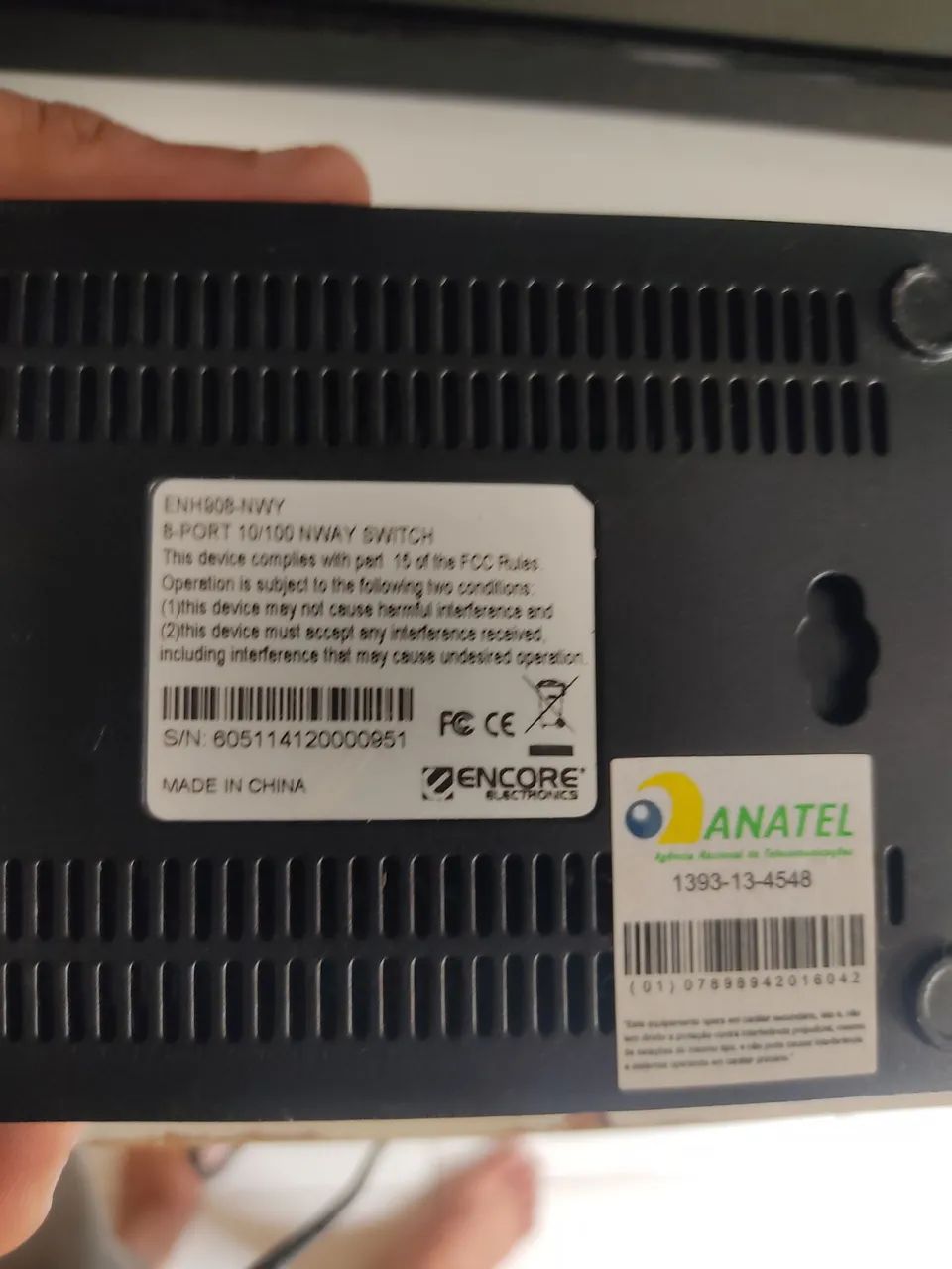 Switch 8 portas /100 funcionando perfeitamente  - Foto 4