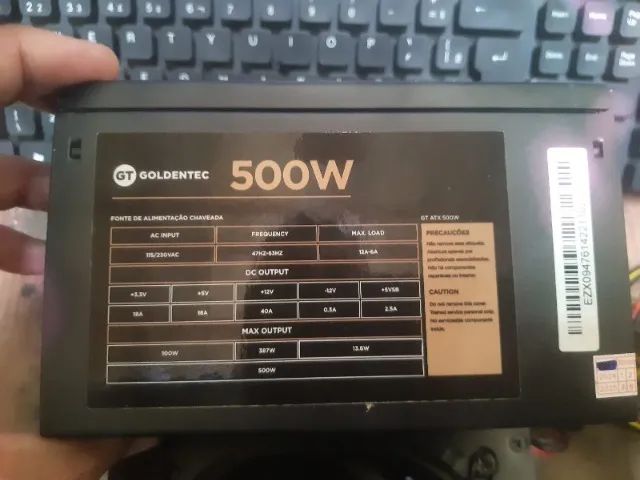 Fonte Real de 500W (Garantia) - Foto 3