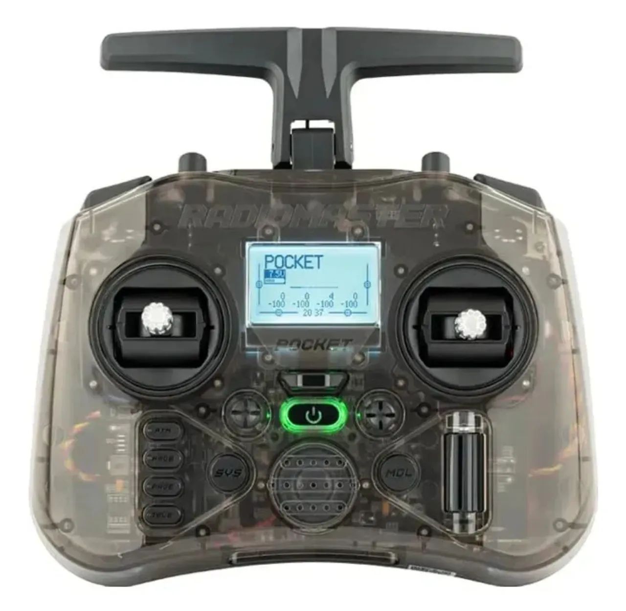 Radiomaster POCKET ELRS com 2 baterias 18650 + protetor de sticks(brinde)