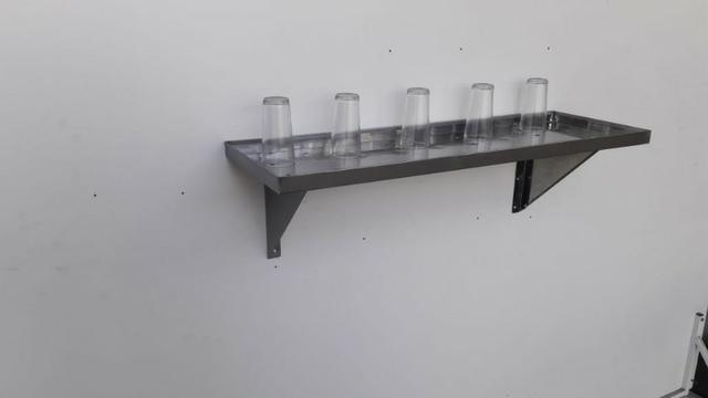 Escorredor de louças em Aço Inox - produto industrial mão francesa
