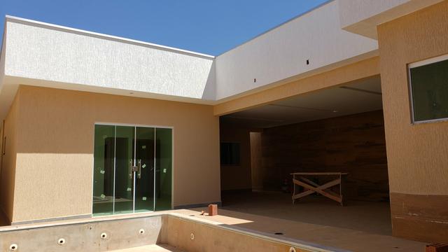 Casa nova 3quartos 3suites piscina churrasqueira rua5 Vicente Pires - Foto 8