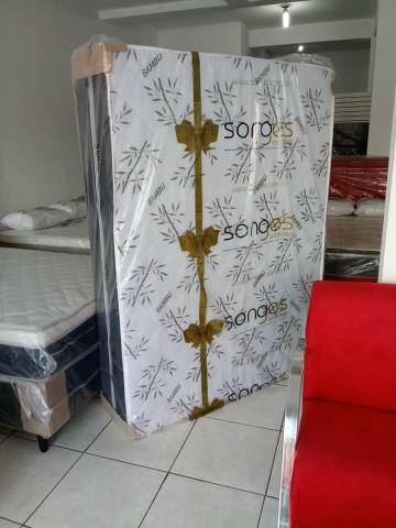Cama box casal frete grátis em 24hrs - Foto 2
