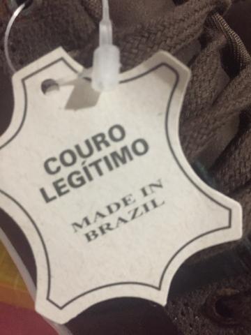 Tênis couro botinha número 39 novo