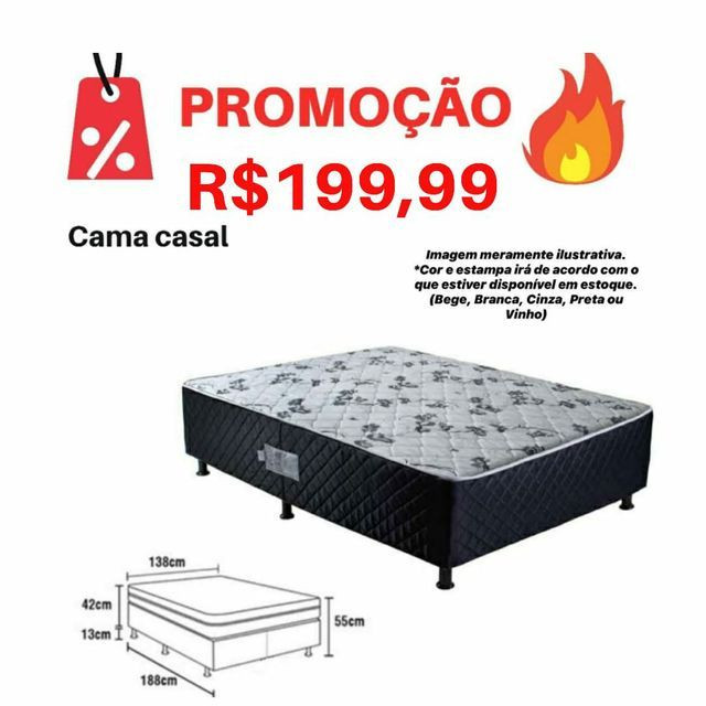CAMA NA MEGA PROMOÇÃO!! - Foto 3
