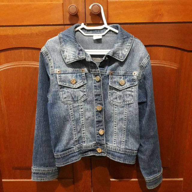 jaqueta jeans de criança