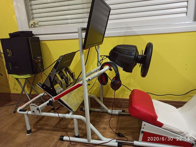Cockpit Simulador Suporte Volantes - Foto 4