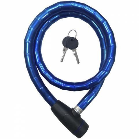 Trava Para Moto Livstar 1m X 18mm Com Chave