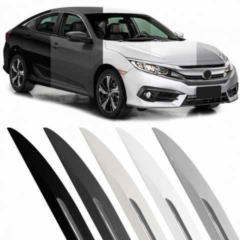 Frisos Protetores Honda Civic G10 Modelo Original P/ as Portas - Cor do Carro - Foto 3