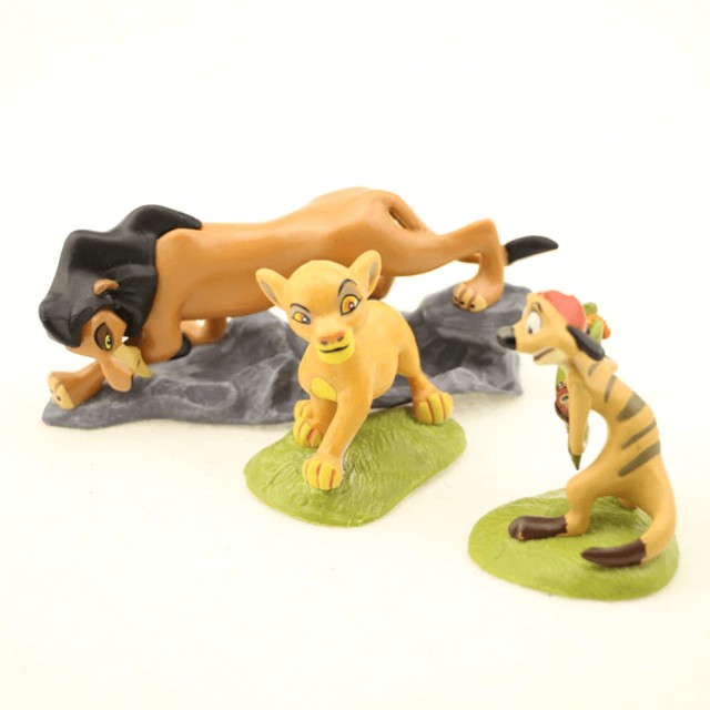 Bonecos Rei Leão Simba Timão Pumba Mufasa Scar Zazu kit c/ 9 - Foto 4