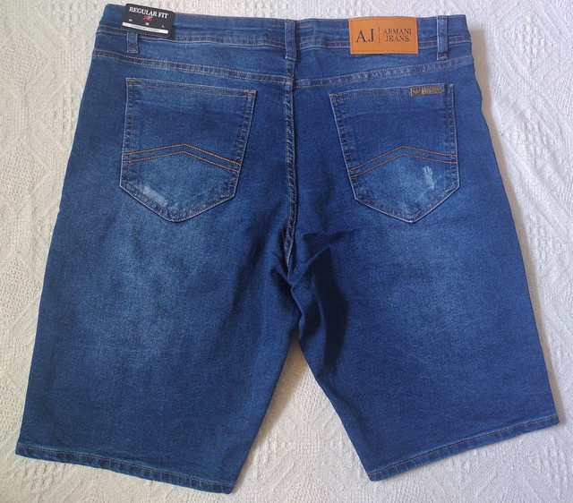 Bermuda jeans masculina Armani - Foto 3