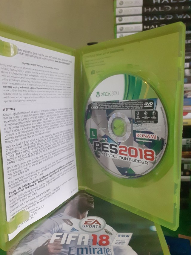 Pes 2018 Xbox 360 original