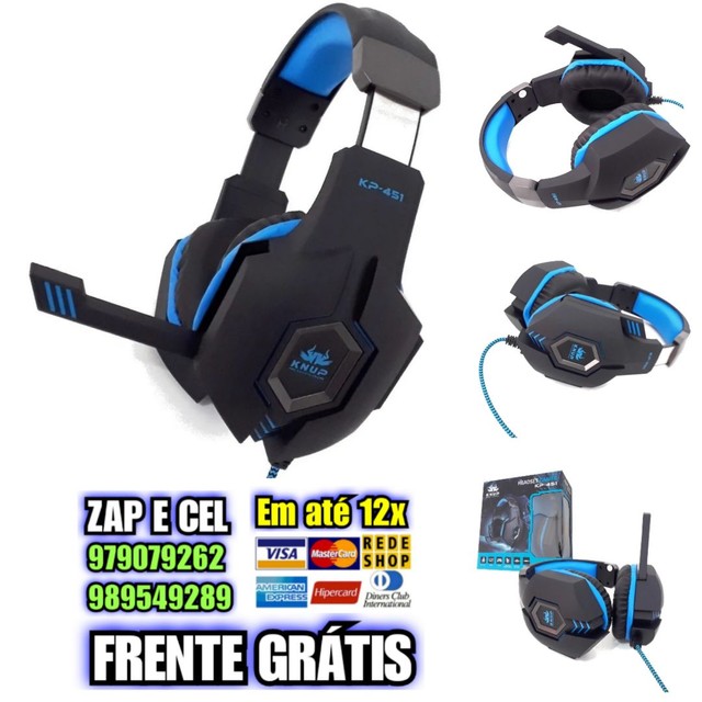 Fone Gamer Knup Each Kp 451 Headset P2 3.5mm Ps4 E Pc - Roupas e calçados -  Socorro, Jaboatão dos Guararapes 997310323 | OLX
