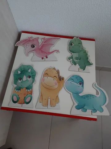 Display Dino Baby em mdf 