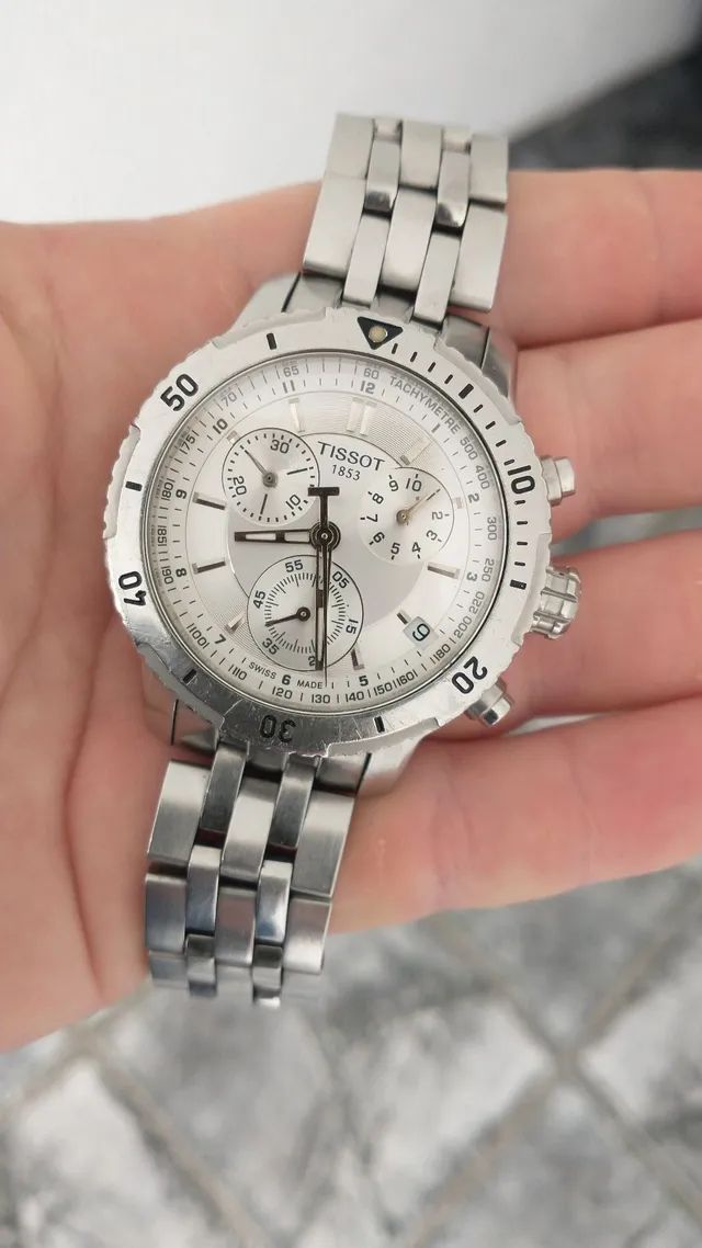 Bel ssimo rel gio su o original Tissot Chronograph swiss made