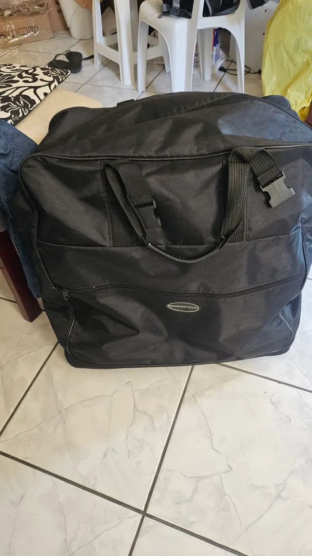 bolsa mala para viagem com 2 tamanhos regulaveis