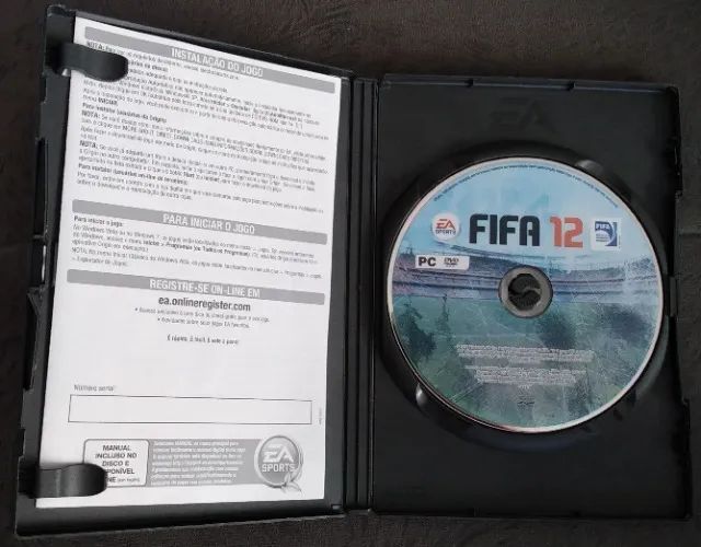 DVD-Rom Jogo Pc Fifa 12 Completo Original - CDs, DVDs etc - Colorado,  Contagem 1206908880