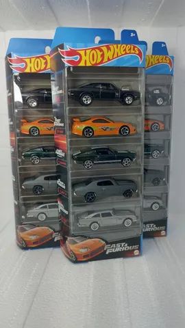 Pack De 5 Hot Wheels - Fast And Furious - Velozes E Furiosos