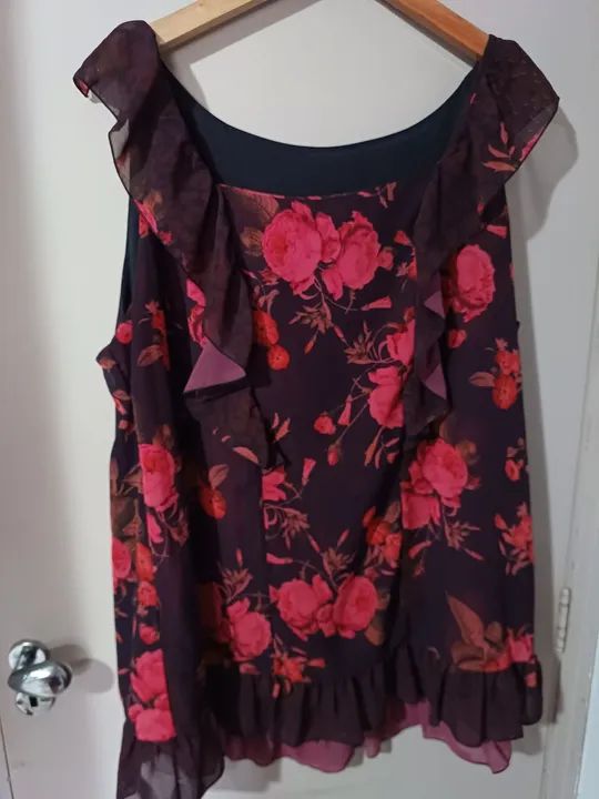 Blusa florida 