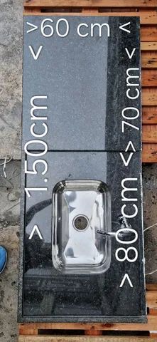 Pia de cozinha completa com torneira  - Foto 3