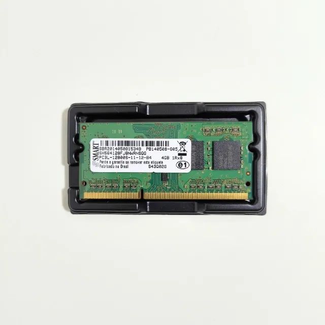 Memória RAM 4GB SMART PC3L-12800S 1600MHz DDR3L - Seminova, Original de Notebook DELL