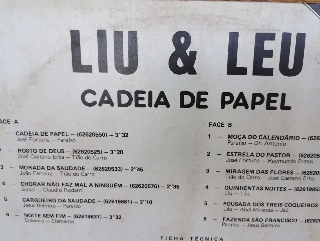Disco vinil Liu e léu  - Foto 3