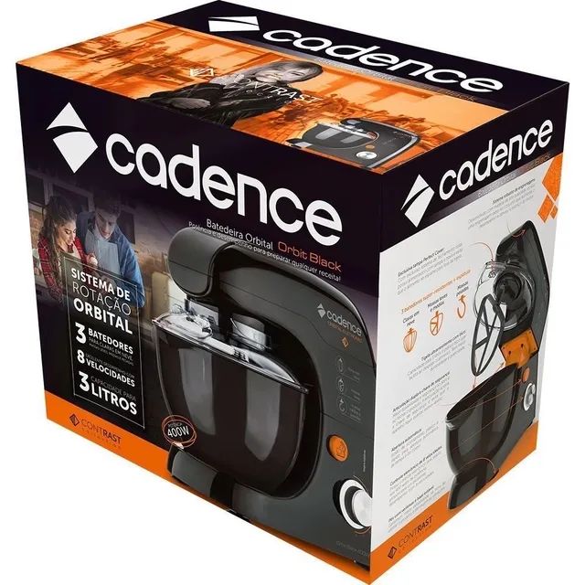 Batedeira Orbital 8 Velocidades Cadence Contrast BAT508 400W - 220v - Foto 5