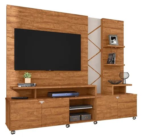 Home Cross com LED para Tv até 55'' - Entrega/Montagem Grátis para Fortaleza - Foto 2
