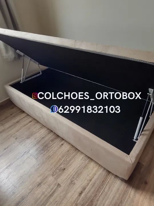 Box Baú solteiro com um ano de garantia