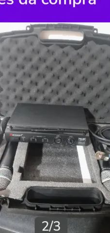 VENDO MICROFONES SEM FIO KARSECT  - Foto 3