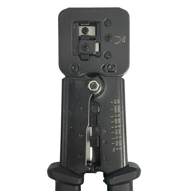 Alicate Crimpador E Decapador 3 Em 1 Para Cabos Conector De Passagem - Loja Natan Abreu  - Foto 3