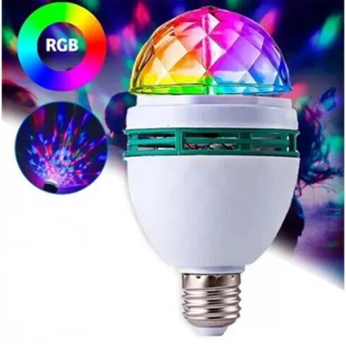 Lâmpada Led Colorida para Festas E27 com Adaptador de Tomada Inova - KV-100 - Foto 2
