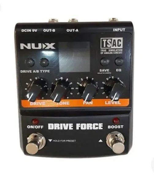 Pedal de Overdrive NUX Drive Force