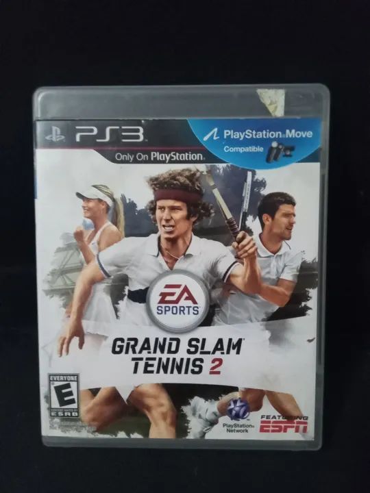 Jogo PlayStation PS3 Grand Slam Tennis 2 original mídia física 
