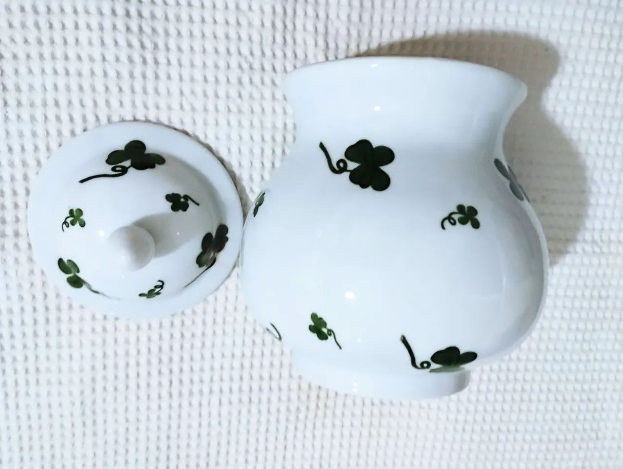 Bomboniere de porcelana Decor Trevo - Foto 4