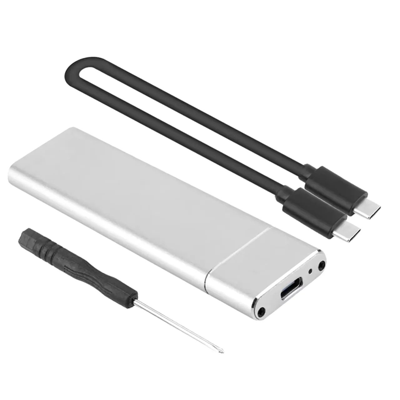 Case Para SSD gaveta M.2 Nvme ou Sata Cabo Usb /Tipo-C Knup - Kp-HD826 