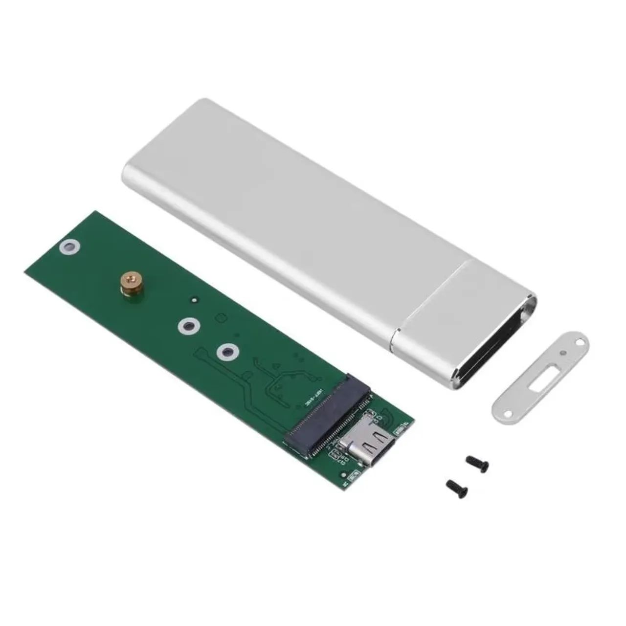 Case Para SSD gaveta M.2 Nvme ou Sata Cabo Usb /Tipo-C Knup - Kp-HD826  - Foto 3