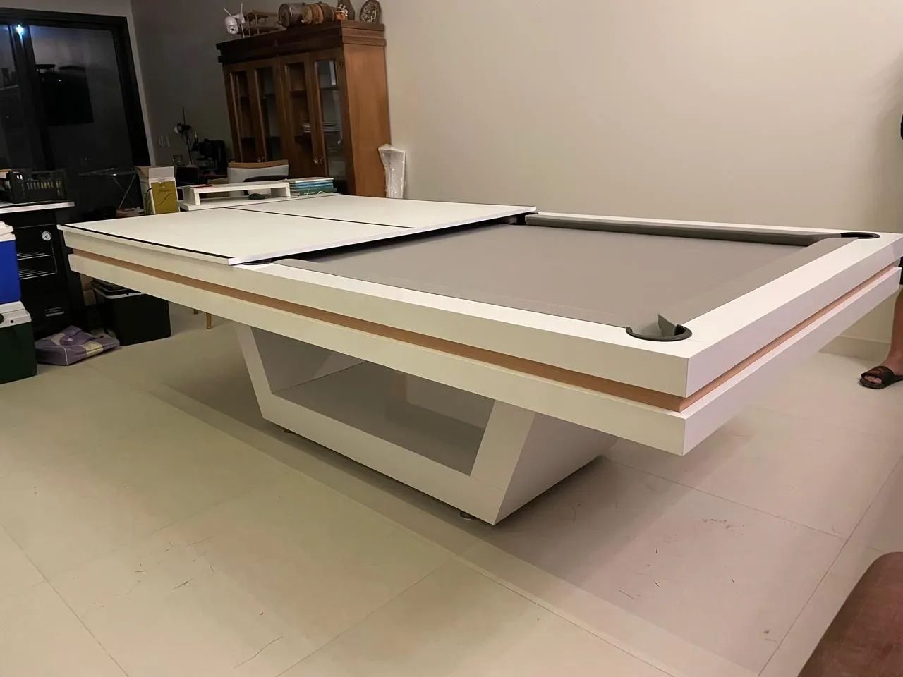 Mesa de bilhar 3 em 1 