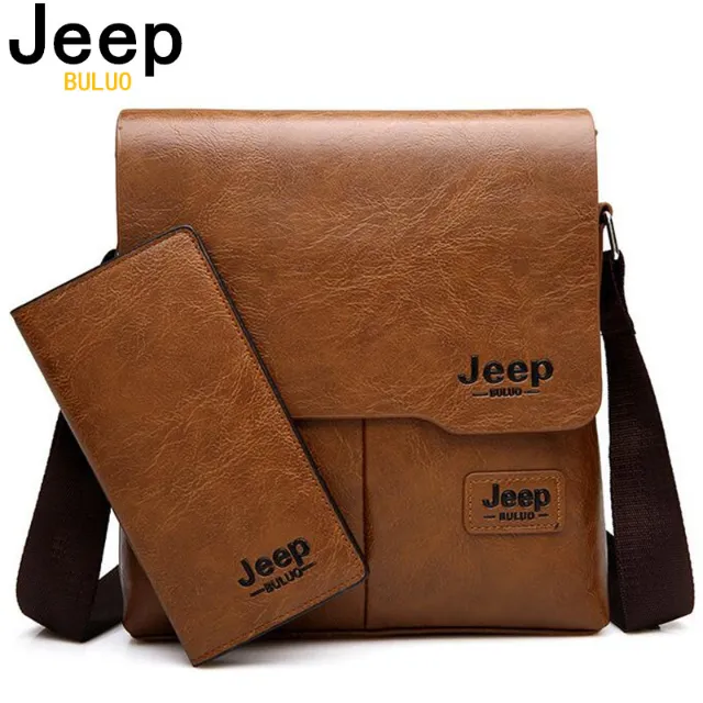 Kit Bolsa Mensageiro e Carteira Jeep Buluo